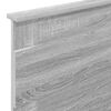 vidaXL Cadre de lit Gris Sonoma 100 x 200 cm Bois de pin massif