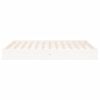 vidaXL Cadre de lit sans matelas blanc bois massif 200x200 cm