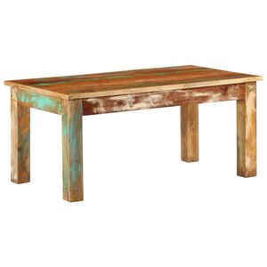 vidaXL Table basse 100x55x45 cm bois de r&eacute;cup&eacute;ration massif