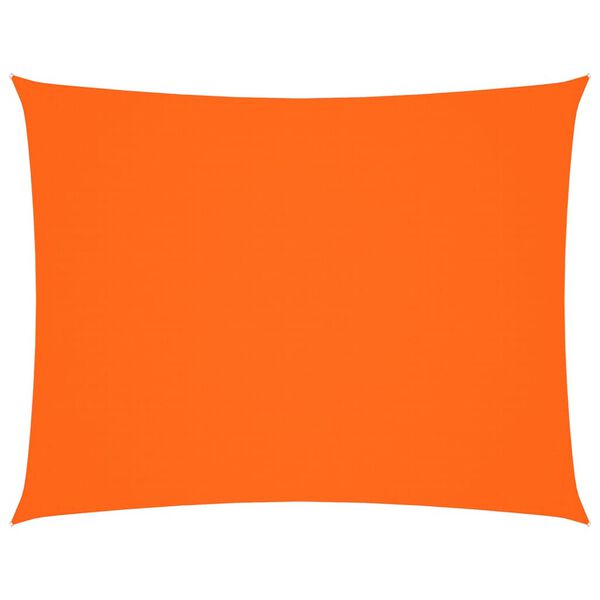 vidaXL Voile de parasol tissu oxford rectangulaire 5x6 m orange