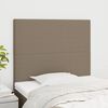 vidaXL T&ecirc;te de lit Taupe 80x5x118/128 cm Tissu