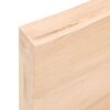 vidaXL &Eacute;tag&egrave;re murale 80x40x(2-6) cm bois de ch&ecirc;ne massif non trait&eacute;
