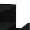 vidaXL Tables de chevet murales 2 pcs noir 45x30x35 cm