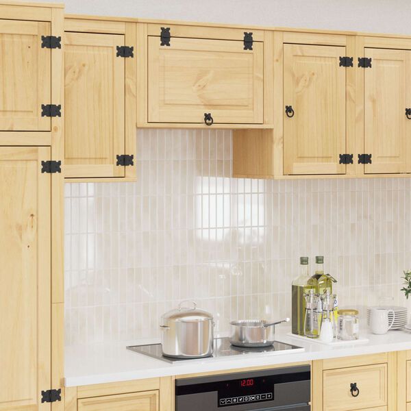 vidaXL Armoire avec stockage SKI Brun Miel 60 x 32 x 40 cm Pin massif