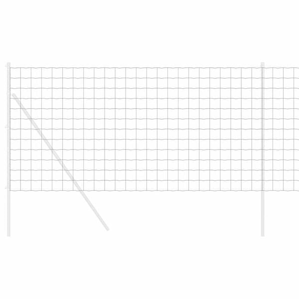 vidaXL Cl&ocirc;ture hexagonale Argent&eacute; 1,4 x 50 m Acier galvanis&eacute;