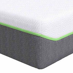 vidaXL Matelas Blanc et Gris 80 x 200 cm Tissu jacquard