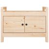vidaXL Banc d'entr&eacute;e 80x40x60 cm Bois de pin massif