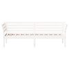 vidaXL Lit de jour sans matelas blanc 90x200 cm bois de pin massif