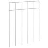 vidaXL Panneau de cl&ocirc;ture de jardin 48 pc 25 x 30 cm Acier galvanis&eacute;