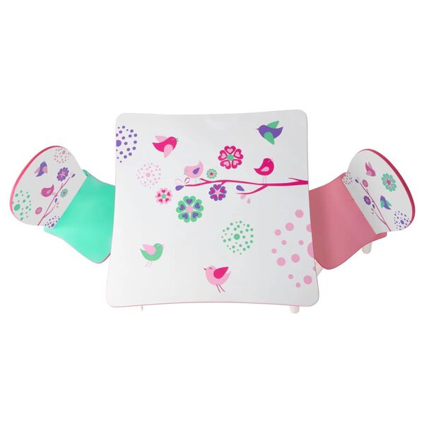 Worlds Apart Ensemble de table et de chaises 3 pcs Birds