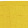 vidaXL Repose-pied Jaune clair 60x50x41 cm Tissu