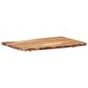vidaXL Dessus de table Bois d'acacia massif 100x(50-60)x3,8 cm