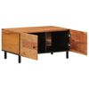 vidaXL Table basse 80x50x40 cm bois massif d'acacia