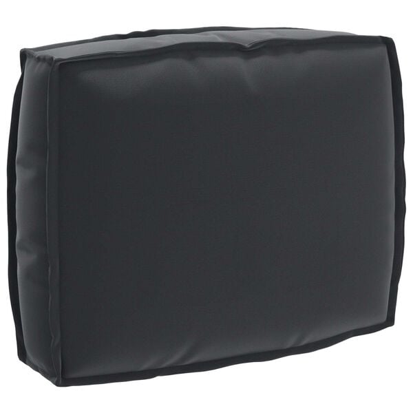 vidaXL Coussin Noir 50 x 40 x 12 cm Tissu Oxford