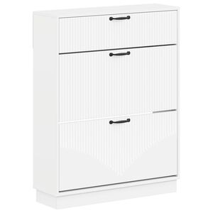 vidaXL Cabinet &agrave; chaussures HOORN 78 x 24 x 100 cm Bois d'ing&eacute;nierie