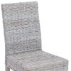 vidaXL Chaise de salle &agrave; manger 2 pcs Blanchiment 45 x 54 x 93 cm