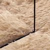 vidaXL Tapis Shaggy &agrave; poils longs NAVARRA beige 200x200 cm polyester
