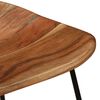 vidaXL Tabourets de bar lot de 2 bois d'acacia massif