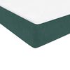 vidaXL Sommier &agrave; lattes de lit et matelas et LED vert fonc&eacute; 120x210cm velours
