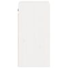 vidaXL Armoire murale Blanc 30x30x60 cm Bois de pin massif