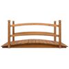 vidaXL Pont de jardin 140x60x60 cm Bois de sapin massif