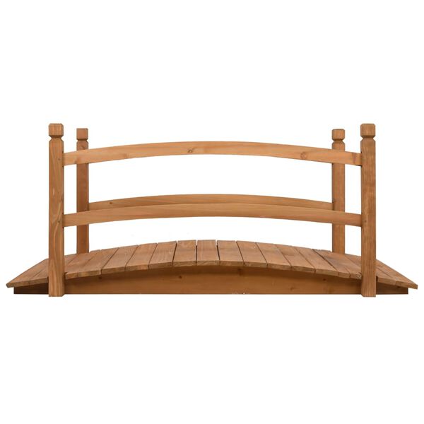 vidaXL Pont de jardin 140x60x60 cm Bois de sapin massif