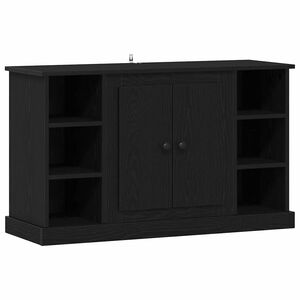 vidaXL Buffet Ch&ecirc;ne noir 100 x 35,5 x 60 cm Bois d'ing&eacute;nierie