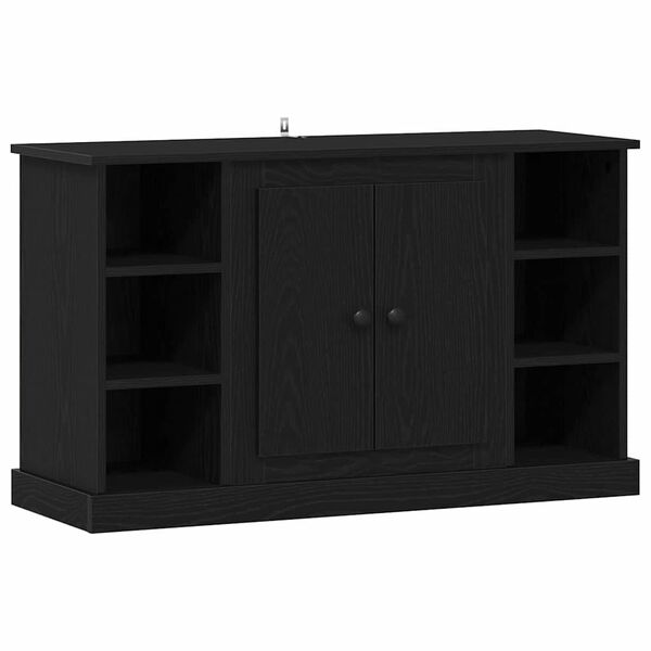 vidaXL Buffet Ch&ecirc;ne noir 100 x 35,5 x 60 cm Bois d'ing&eacute;nierie