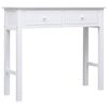 vidaXL Table console Blanc 90 x 30 x 77 cm Bois