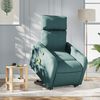 vidaXL Fauteuil inclinable de massage Vert fonc&eacute; Tissu