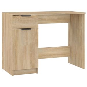 vidaXL Bureau Ch&ecirc;ne sonoma 100x50x75 cm Bois d'ing&eacute;nierie