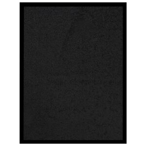 vidaXL Paillasson Noir 40x60 cm