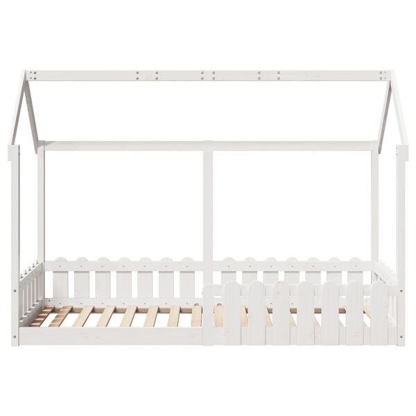 vidaXL Cadre de lit d'enfants forme de maison sans matelas 80x200 cm