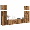 vidaXL Ensemble de meuble TV mural 8 pcs vieux bois bois d'ing&eacute;nierie