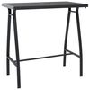vidaXL Ensemble de bar de jardin 5 pcs Noir et gris