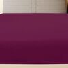 vidaXL Drap-housse Jersey Bordeaux 160x200 cm Coton
