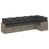 vidaXL Patio Sofa Set 4 place Grey