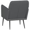 vidaXL Fauteuil Gris 61x78x80 cm Similicuir