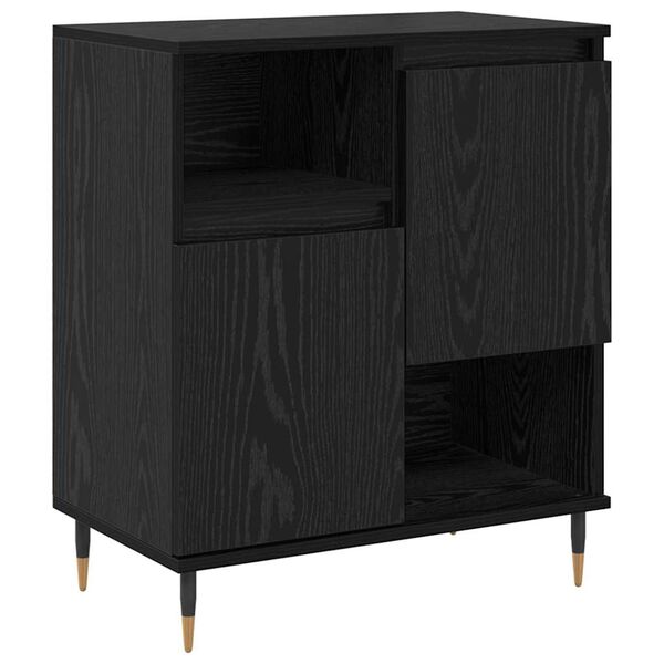 vidaXL Buffet Ch&ecirc;ne noir 60 x 35 x 70 cm