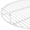 vidaXL Grille de barbecue ronde &Oslash;44,5 cm acier inoxydable 304