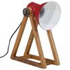 vidaXL Lampe de bureau 25 W rouge d&eacute;lav&eacute; 30x17x40 cm E27