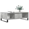 vidaXL Table basse gris béton 104x60x35 cm bois d'ingénierie