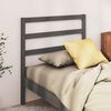 vidaXL Tête de lit Gris 95x4x100 cm Bois massif de pin