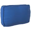 vidaXL Set de coussins de palette 2 pcs Bleu royal Tissu Oxford