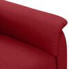 vidaXL Fauteuil inclinable Rouge bordeaux Tissu