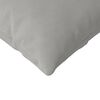 vidaXL Coussins de canapé 2 pcs Gris clair 120 x 40 cm tissu