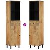 vidaXL Armoire de salle de bain 38x33x160 cm bois massif de manguier