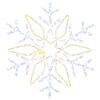 vidaXL Flocon de neige lumineux de No&euml;l LOVIISA 140 LED Blanc froid