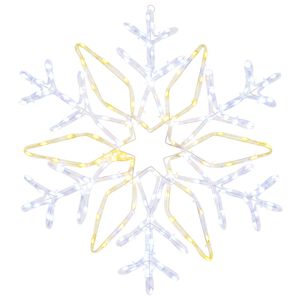 vidaXL Flocon de neige lumineux de No&euml;l LOVIISA 140 LED Blanc froid