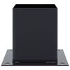 vidaXL Bases de poteau carr&eacute;es 4 pcs anthracite 101x101 mm